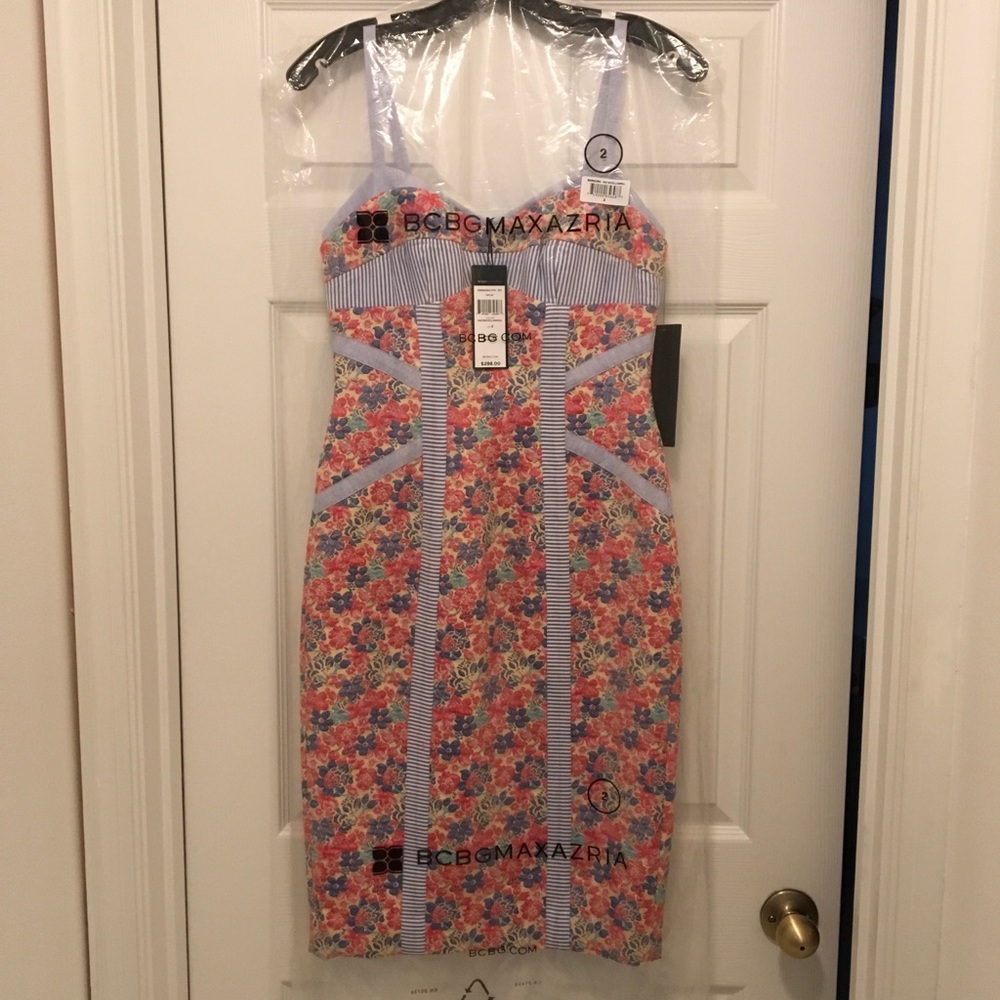 BCBGMAXAZRIA Floral Summer Dress (NWT)